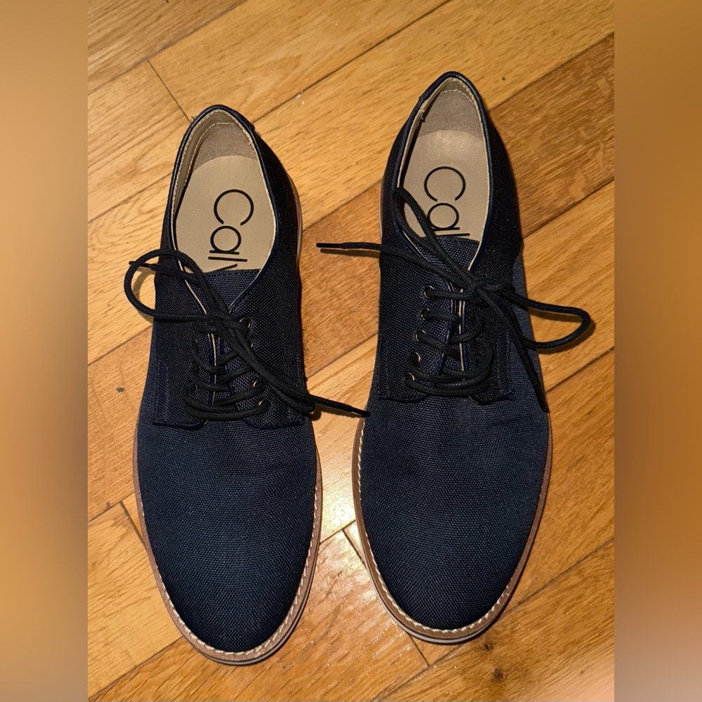 Calvin Klein Men's Navy Oxfords